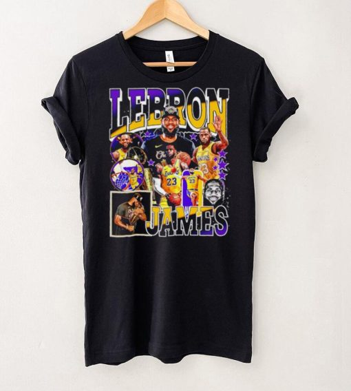 Los Angeles Lakers LeBron James professional basketball player honors shirt