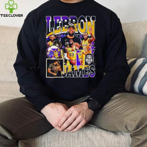Los Angeles Lakers LeBron James professional basketball player honors shirt