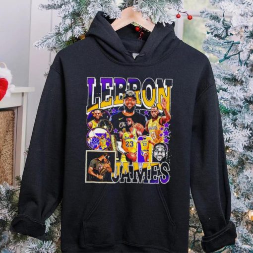 Los Angeles Lakers LeBron James professional basketball player honors shirt