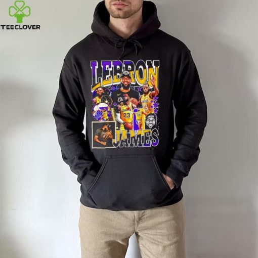Los Angeles Lakers LeBron James professional basketball player honors shirt