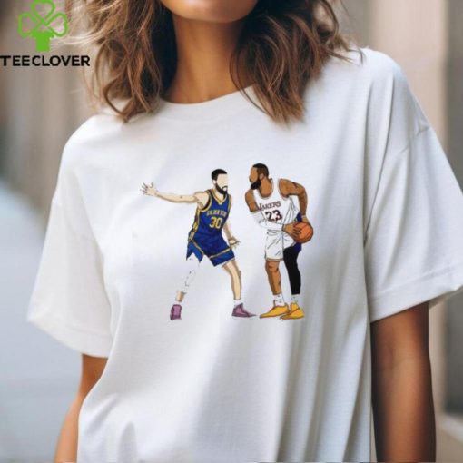 Los Angeles Lakers LeBron James vs Steph Curry Golden State Warriors hoodie, sweater, longsleeve, shirt v-neck, t-shirt