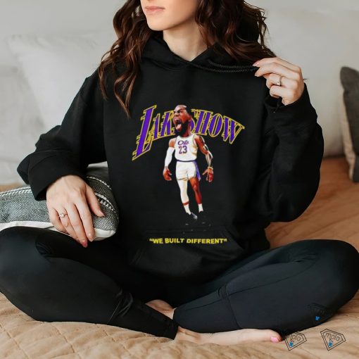 Los Angeles Lakers LeBron James we built different shirt