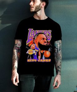 Los Angeles Lakers Lebron James king James big head signature shirt