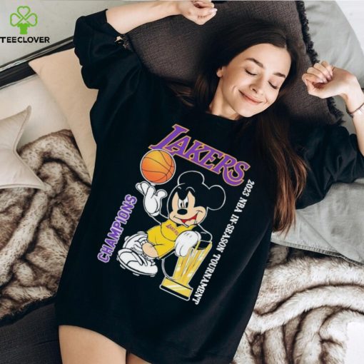 Los Angeles Lakers Mickey Mouse 2023 NBA In Season Tournament Champions hoodie, sweater, longsleeve, shirt v-neck, t-shirt