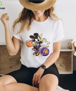 Los Angeles Lakers NBA Basketball Dabbing Mickey Disney Sports T hoodie, sweater, longsleeve, shirt v-neck, t-shirt