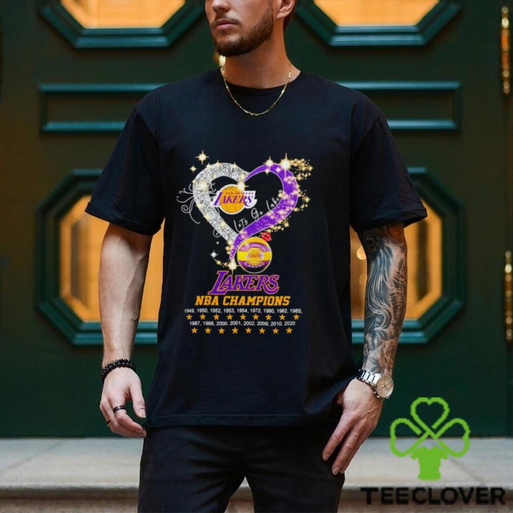 Los Angeles Lakers NBA Champions let’s go Lakers diamond heart t shirt Los Angeles Lakers NBA Champions let’s go Lakers diamond heart t shirt