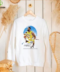Los Angeles Lakers NBA LeBron James King James signature shirt