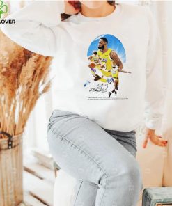 Los Angeles Lakers NBA LeBron James King James signature shirt 1 Los Angeles Lakers NBA LeBron James King James signature shirt