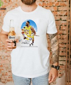 Los Angeles Lakers NBA LeBron James King James signature shirt 2 Los Angeles Lakers NBA LeBron James King James signature shirt