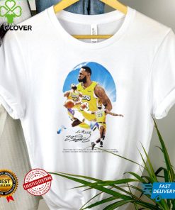 Los Angeles Lakers NBA LeBron James King James signature shirt 3 Los Angeles Lakers NBA LeBron James King James signature shirt