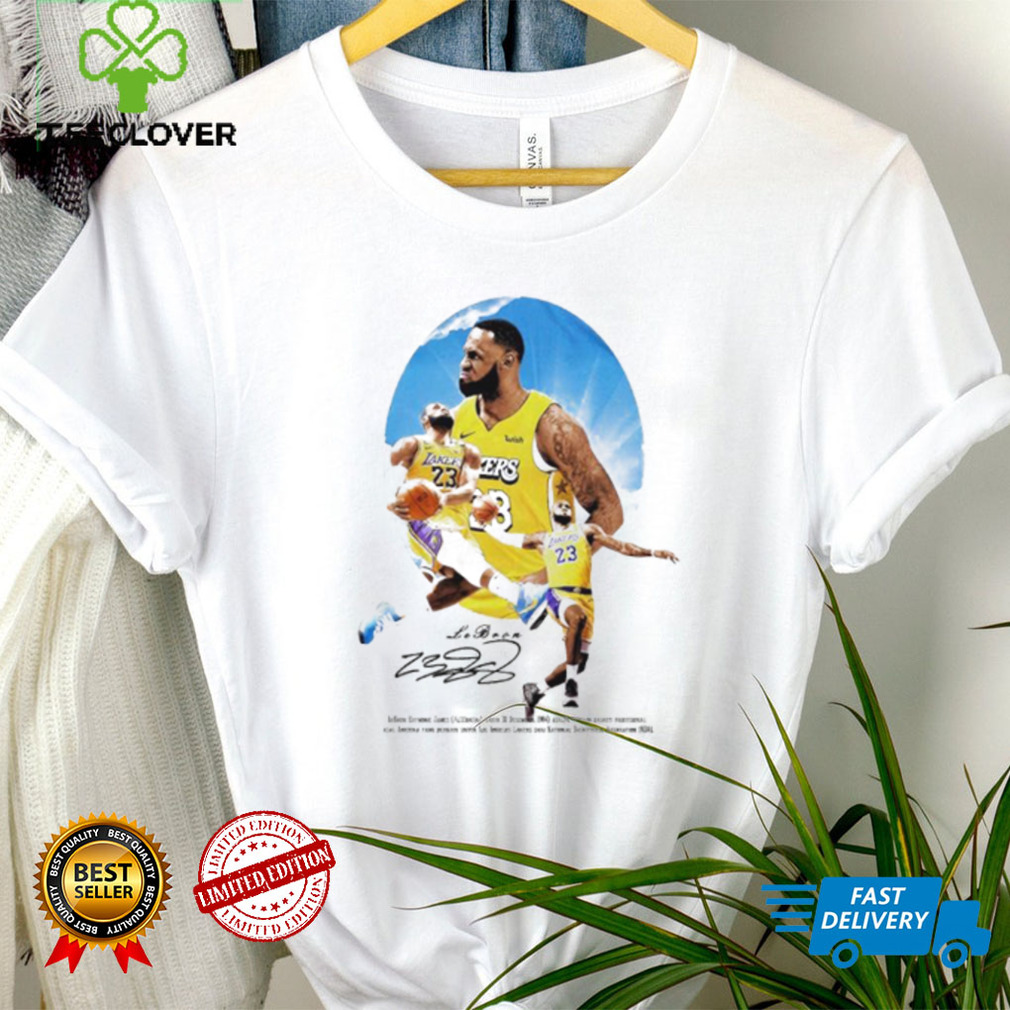Los Angeles Lakers NBA LeBron James King James signature shirt Los Angeles Lakers NBA LeBron James King James signature shirt