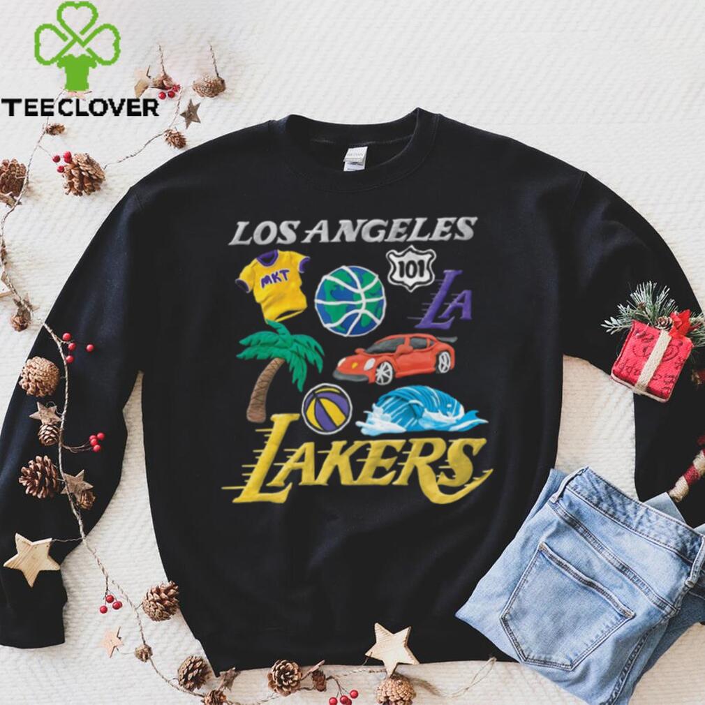 Los Angeles Lakers NBA x MARKET Unisex Claymation T Shirt Los Angeles Lakers NBA x MARKET Unisex Claymation T Shirt