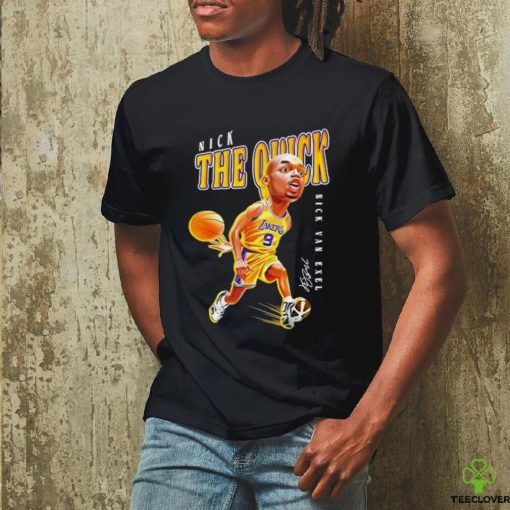 Los Angeles Lakers Nick Van Exel Nick the quick signature shirt