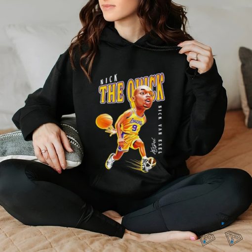 Los Angeles Lakers Nick Van Exel Nick the quick signature shirt