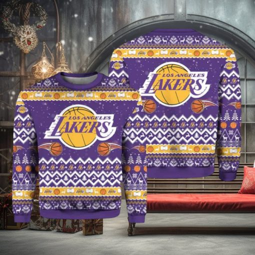 Los Angeles Lakers Ugly Christmas Sweater