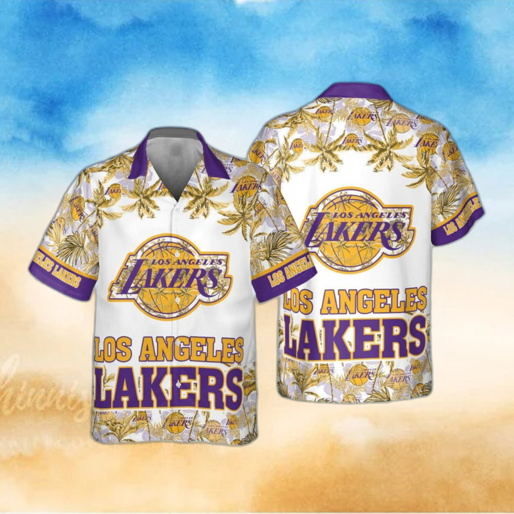 Los Angeles Lakers Vintage Hawaiian Shirt For Men And Women Gift Beach -  Limotees