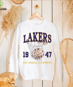 Los Angeles Lakers basketball NBA est 1947 California logo hoodie, sweater, longsleeve, shirt v-neck, t-shirt