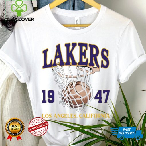 Los Angeles Lakers basketball NBA est 1947 California logo hoodie, sweater, longsleeve, shirt v-neck, t-shirt