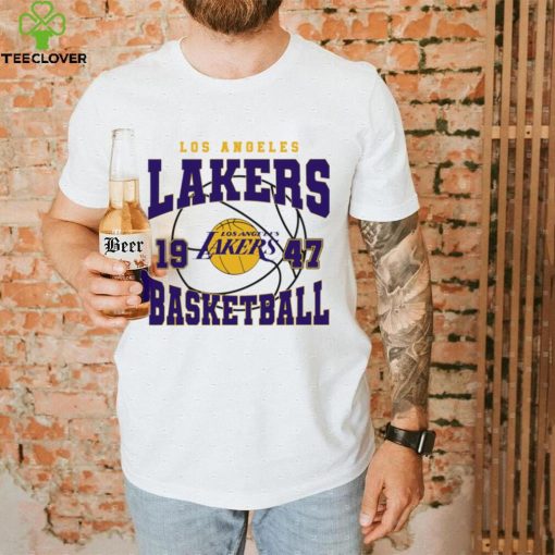 Los Angeles Lakers basketball NBA est 1947 logo retro shirt