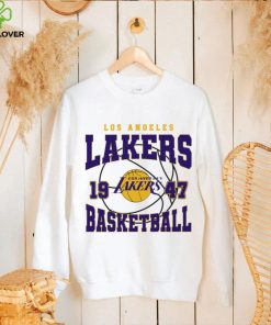 Los Angeles Lakers basketball NBA est 1947 logo retro shirt