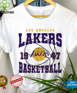 Los Angeles Lakers basketball NBA est 1947 logo retro shirt