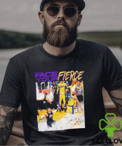 Los Angeles Lakers face your fierce flight number 23 takeoff shirt