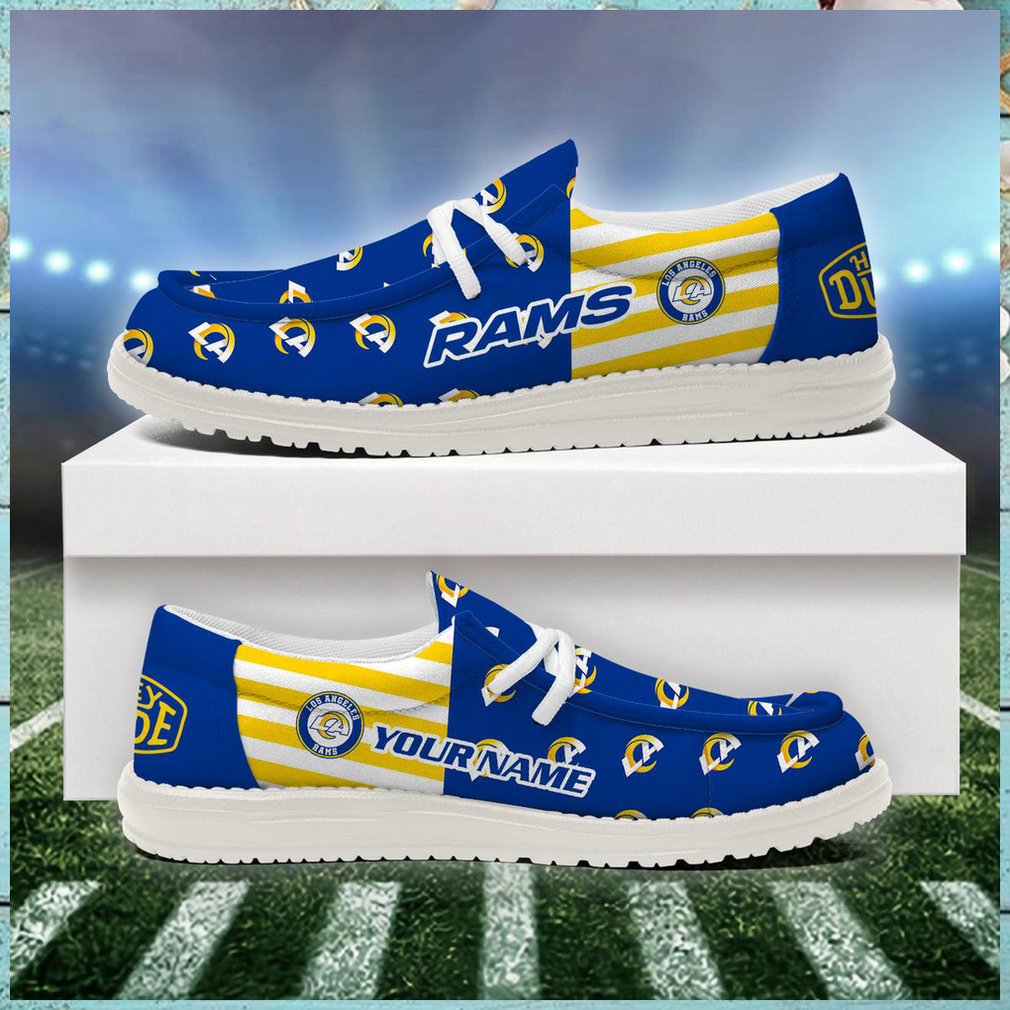 Los Angeles Rams 2024 Version Personalized Hey Dude Shoes Los Angeles Rams 2024 Version Personalized Hey Dude Shoes