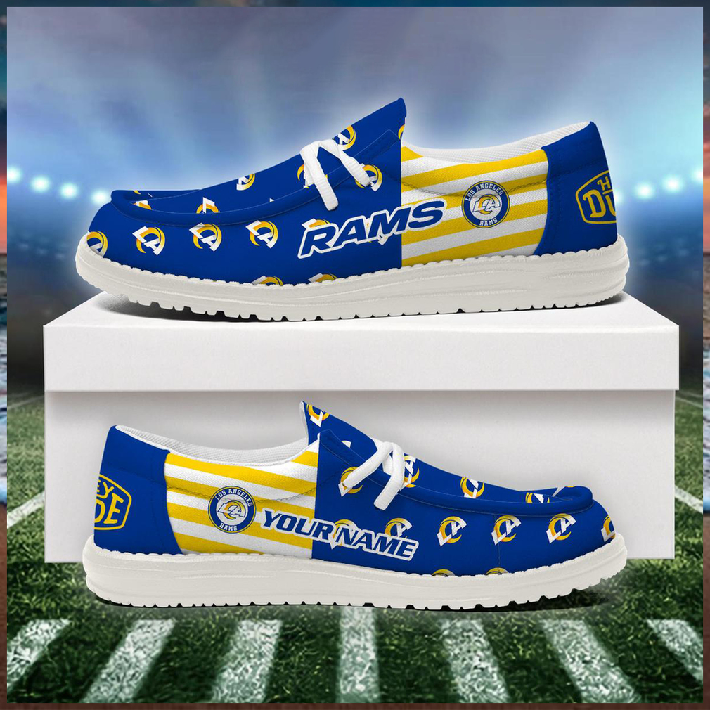 Los Angeles Rams 2024 Version Personalized Hey Dude Shoes Los Angeles Rams 2024 Version Personalized Hey Dude Shoes
