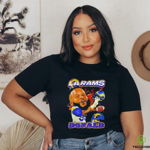 Los Angeles Rams Aaron Donald big head signature shirt