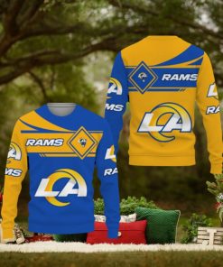 Los Angeles Rams American Sports Team Champions Sports Love Ugly Christmas Sweater Men And Women Gift For Fans Holidays