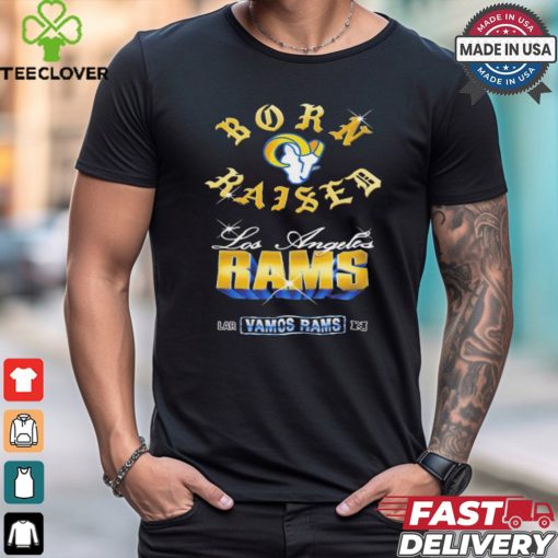 Los Angeles Rams Born x Raised Black Chrome Rocker Shirt
