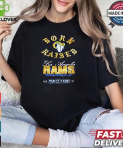 Los Angeles Rams Born x Raised Black Chrome Rocker Shirt