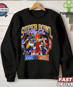 Los Angeles Rams Cincinnati Bengals Super Bowl Lvi 2024 Awesome Graphic t hoodie, sweater, longsleeve, shirt v-neck, t-shirt