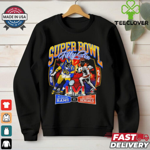 Los Angeles Rams Cincinnati Bengals Super Bowl Lvi 2024 Awesome Graphic t hoodie, sweater, longsleeve, shirt v-neck, t-shirt