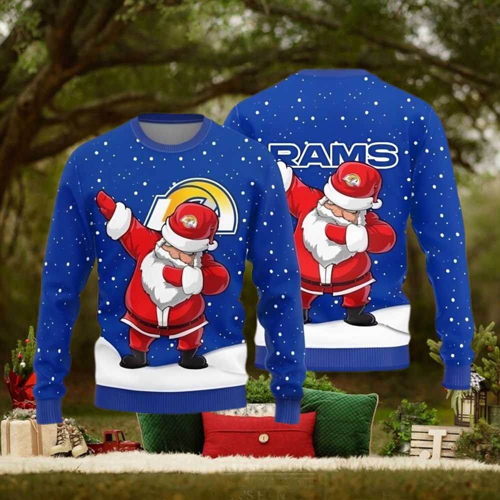 Rams christmas sweater with on sale lights