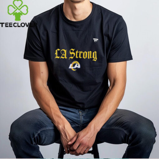 Los Angeles Rams Fanatics Black LA Strong T Shirt