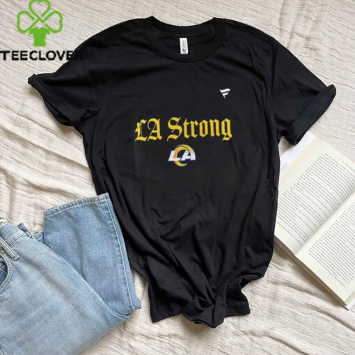 Los Angeles Rams Fanatics Black LA Strong T Shirt