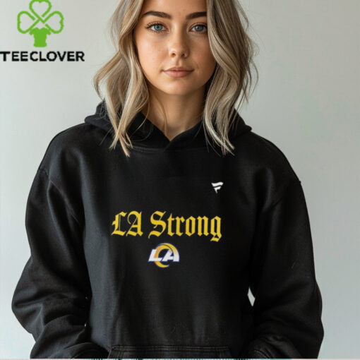 Los Angeles Rams Fanatics Black LA Strong T Shirt