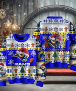 Los Angeles Rams Football They Not Like Us Christmas Ugly Sweater