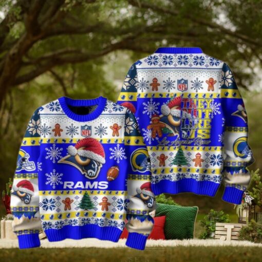 Los Angeles Rams Football They Not Like Us Christmas Ugly Sweater