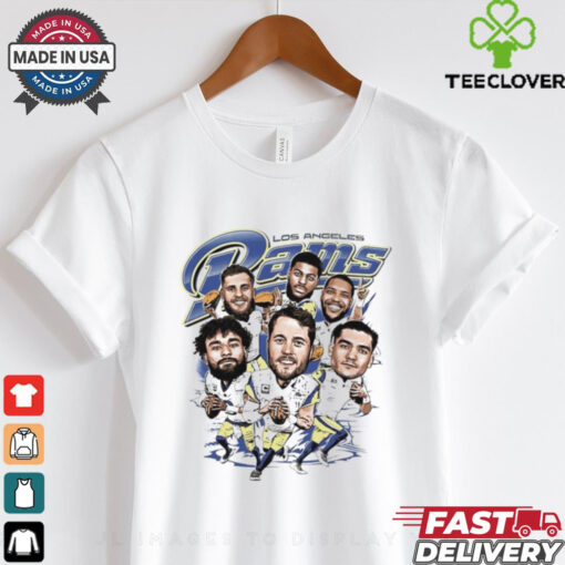 Los Angeles Rams Football players caricature shirt
