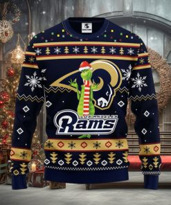 Los Angeles Rams Funny Grinch Christmas Ugly Sweater