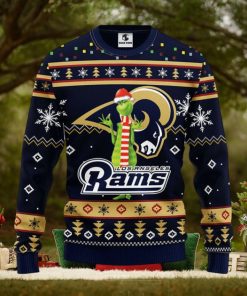 Los Angeles Rams Funny Grinch Christmas Ugly Sweater