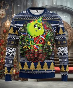 Los Angeles Rams Grinch Hug Christmas Ugly Sweater