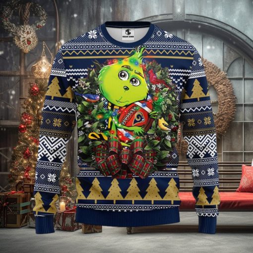 Los Angeles Rams Grinch Hug Christmas Ugly Sweater