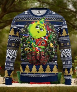 Los Angeles Rams Grinch Hug Christmas Ugly Sweater