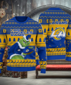 Los Angeles Rams Grinch Ugly Christmas Sweater