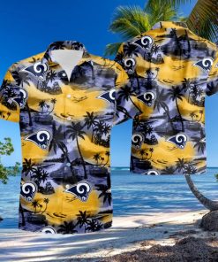 Los Angeles Rams Hawaiian Shirt And Shorts Best Gift For Summer Vacation