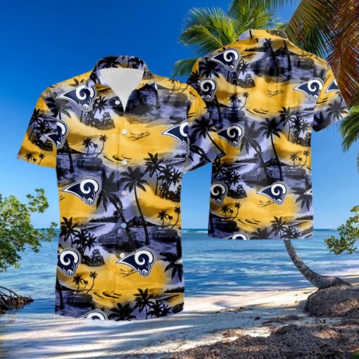 Los Angeles Rams Hawaiian Shirt And Shorts Best Gift For Summer Vacation