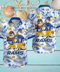 Los Angeles Rams Hawaiian Shirt Taz and Bugs For NFL Team